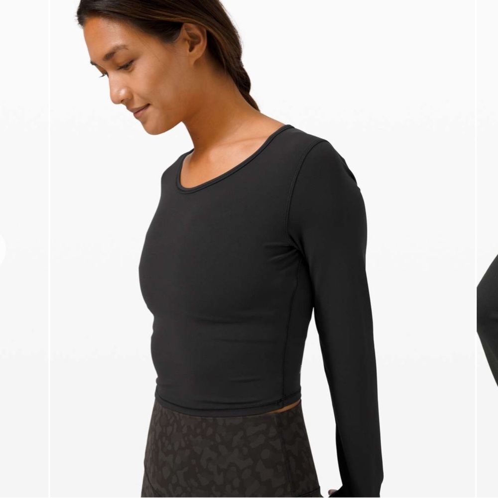 Lululemon Black Wunder Train Longsleeve shirt